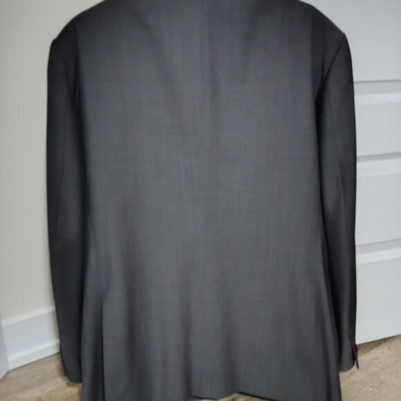 Bernard Denault Tombolini Men's Grey Jacket Blazer, T400 - Picture 5 of 7